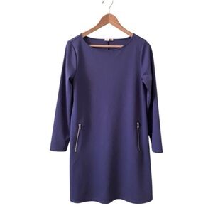 Gap Classic Navy Long-Sleeve Shift Dress size 8